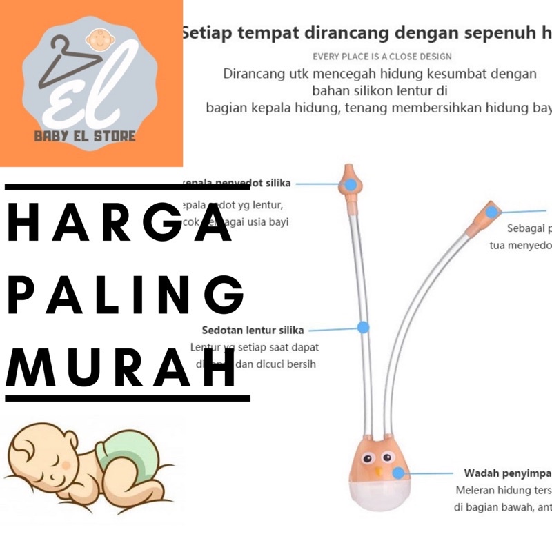 Nasal Aspirator Anak Bayi Alat Bantu Sedot Ingus Baby Nasal Spray Batuk Pilek Kids