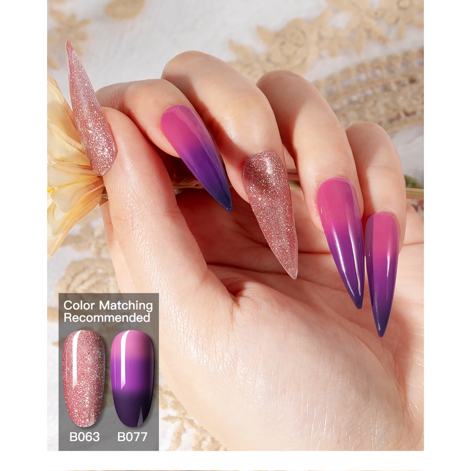 (41-86) Rosalind Kutek UV Gel Polish Kutek Cat eye, Glitter, Temperature Change, Glow in the dark/Rosalind Nail Gel Polish/Cat eye Gel polish/Glitter UV gel/Kutek UV LED/Kutek glow in the dark