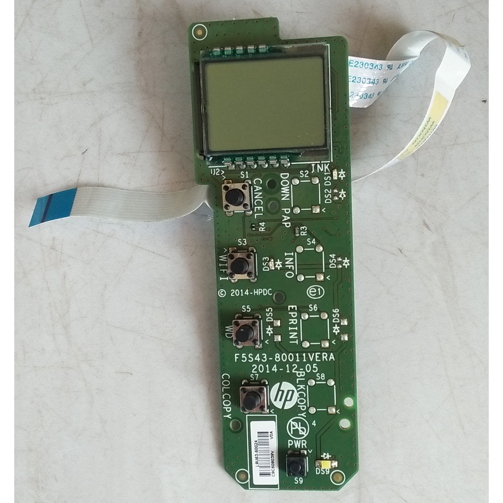 Panel Switch Panel Board Tombol Printer HP GT5810 - HP GT 5810