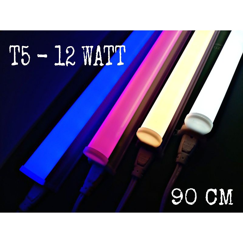 T5 - 12 Watt Led Warna / Lampu TL Neon 90 cm