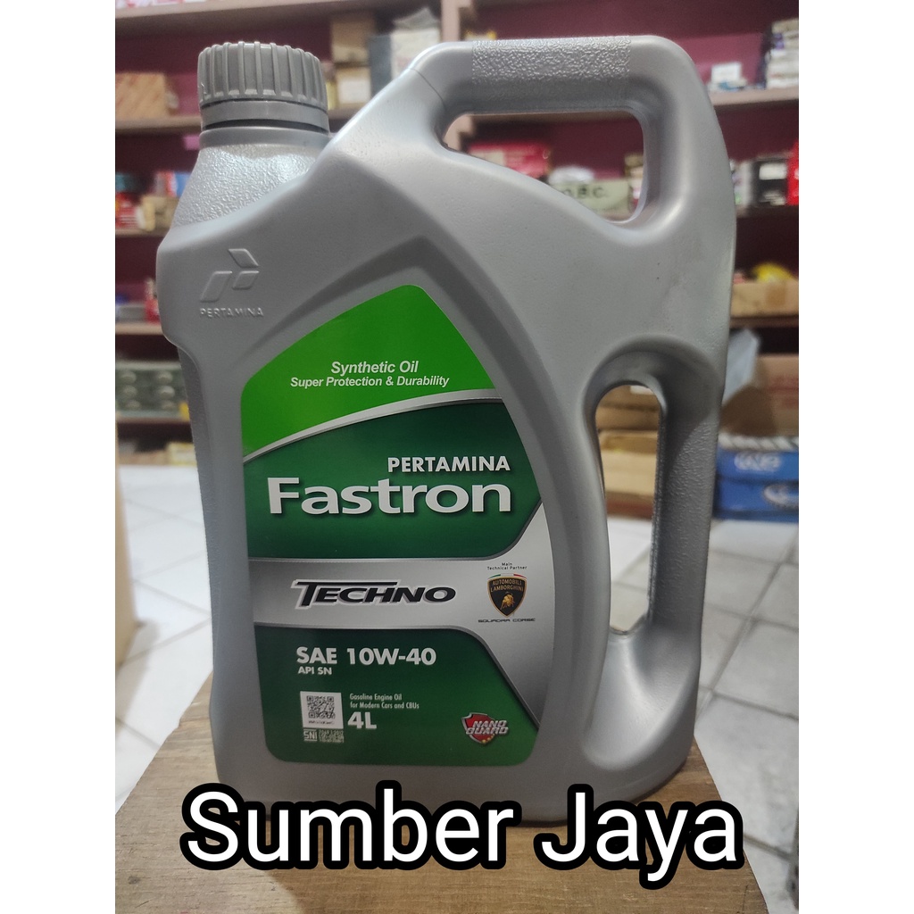 Oli Fastron Techno 4 Liter - Oli Mesin Mobil - 100% Asli