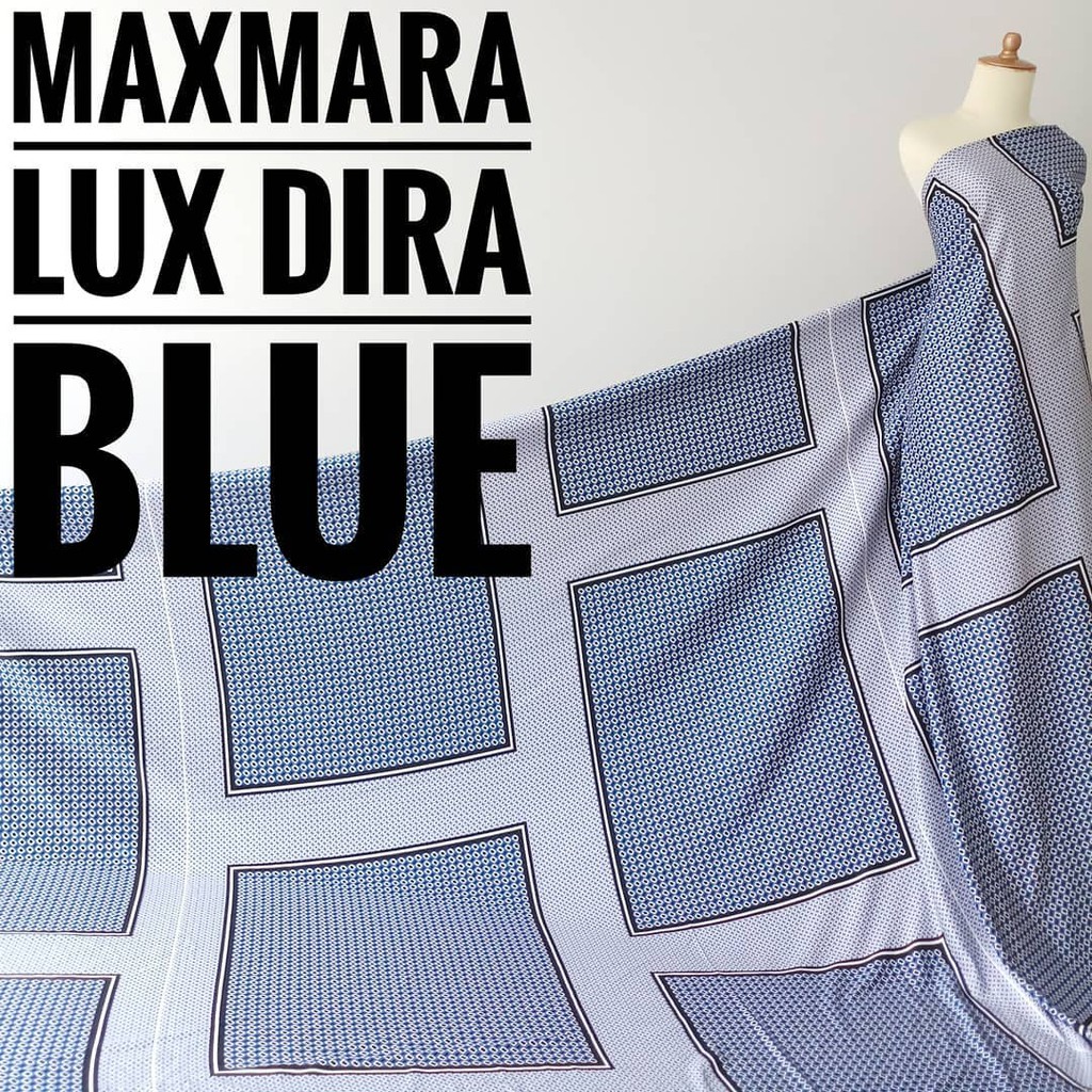 Kain Meteran Maxmara Lux Dira Blue (0.5M)