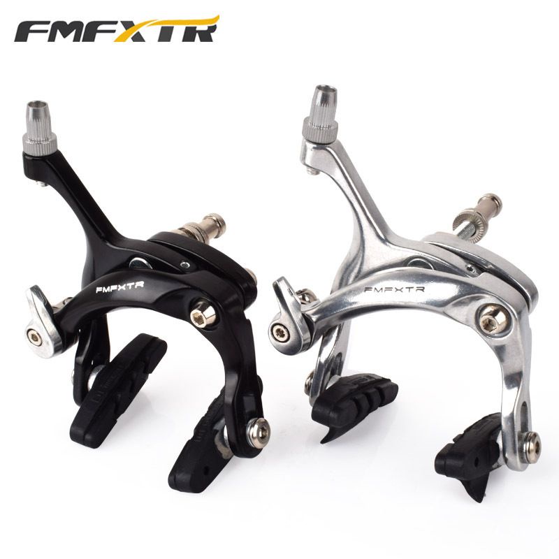 FMFXTR U brake Set Sepeda Depan Belakang Double Pivot U Brake Dual Pivot Aluminum Alloy