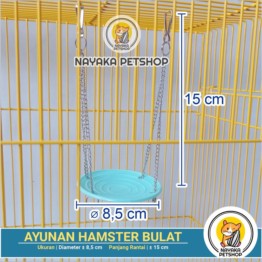 Ayunan Hamster Murah Bulat Mainan Hamster Swing