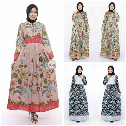 MS GAMIS BATIK SRIWEDARI MAXI SUPER JUMBO XXL LD 110
