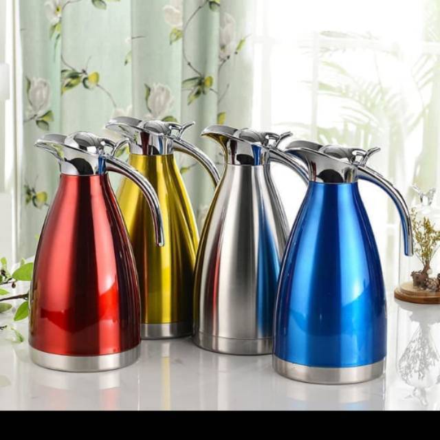 Coffe pot stainless 2liter / termos stainless 2liter / teko stainless 2liter / water jug coffee 2ltr