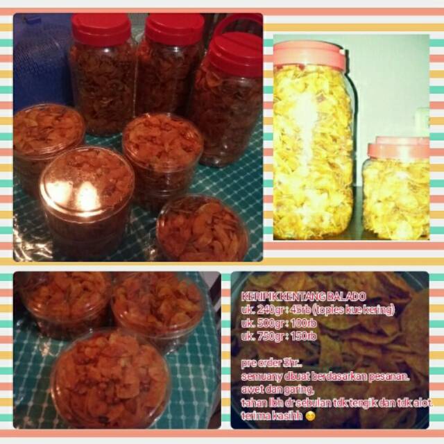 

keripik kentang balado
