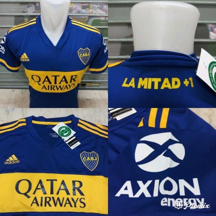 JERSEY SEPAK BOLA BOCA JUNIOR HOME  2020-2021 GRADE ORIGINAL HIGH QUALITY