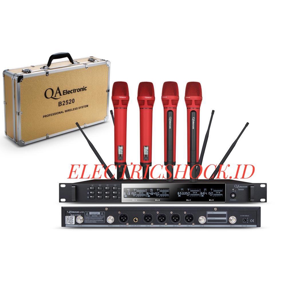 MIC WIRELESS QA ELECTRONIC B2520 / B 2520 ORIGINAL BY RDW 4 HANDHELD