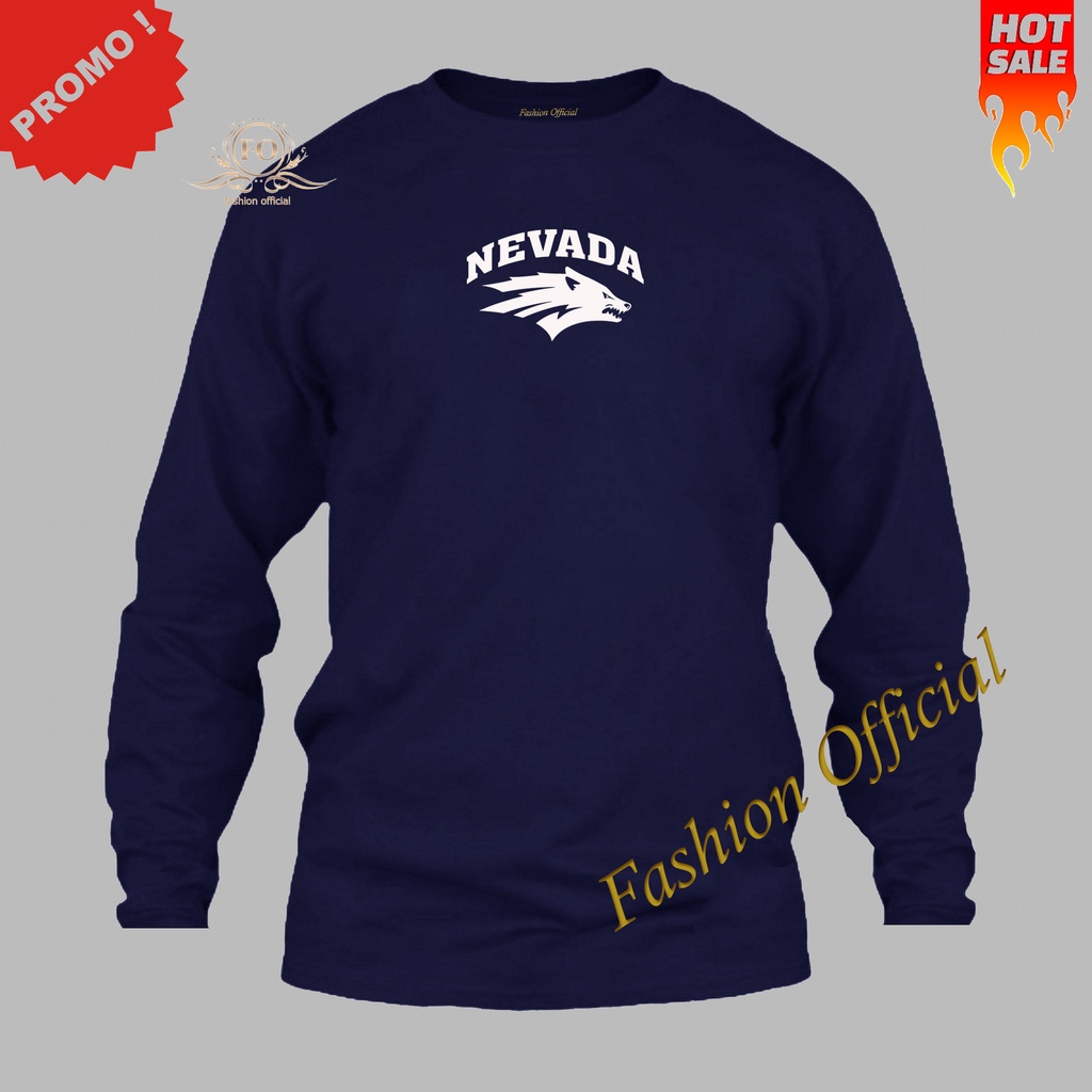 Promo Kaos Distro Nevada / Kaos Distro Premium Nevada Lengan Panjang - Putih