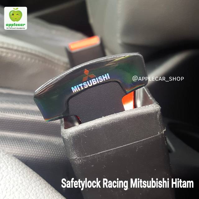 Safetylock / Pengunci Alarm Safetybelt Mitsubishi Hitam