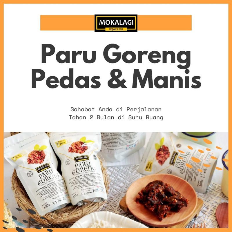 

MOKALAGI Paru Goreng 100 gram
