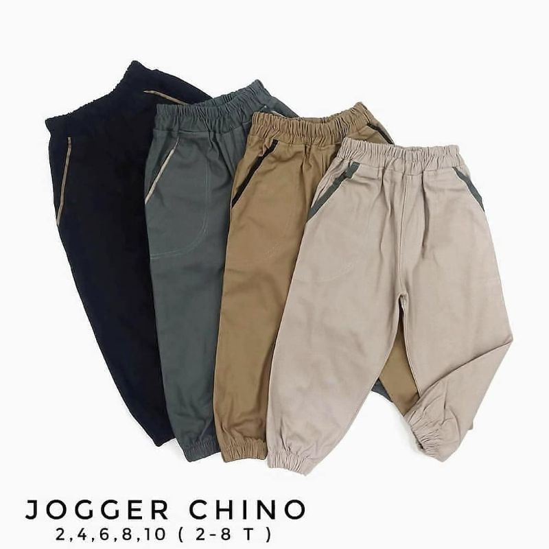 CELANA JOGER/JOGGER CHINO/CHINOS ANAK MURAH BAHAN MONALISA BOY/LAKILAKI/COWOK PANJANG PINGGANG KARET