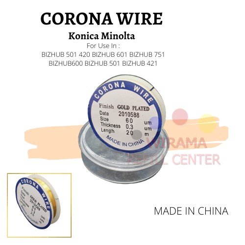 Corona Wire Kawat Transfer Konica Minolta BIZHUB 601 751 600 501 421 420 Original