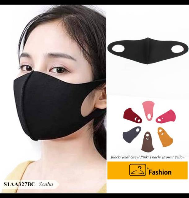 Masker Scuba Dewasa Earloop Korean Look Bisa COD