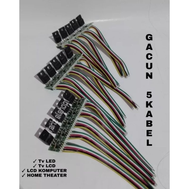 GACUN 5 KABEL GACUN TV LED LCD POWER SUPPLY LCD MONITOR