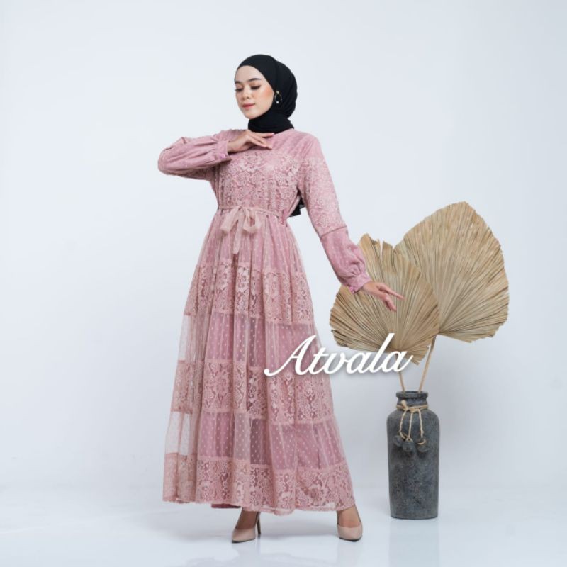 dotty dress(tile dot premium) gamis brokat