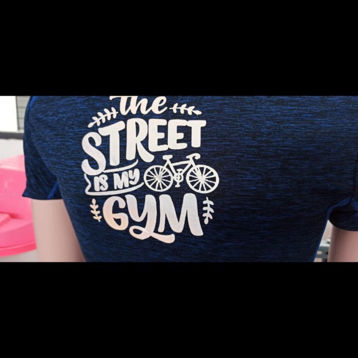 Masterman the street is my gym KAOS OLAHRAGA sepeda reflective