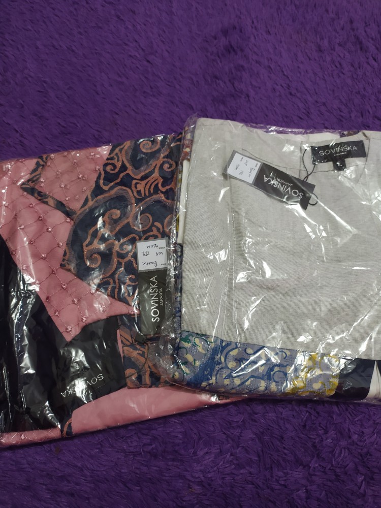 Atasan Batik Wp 196 Abu-abu