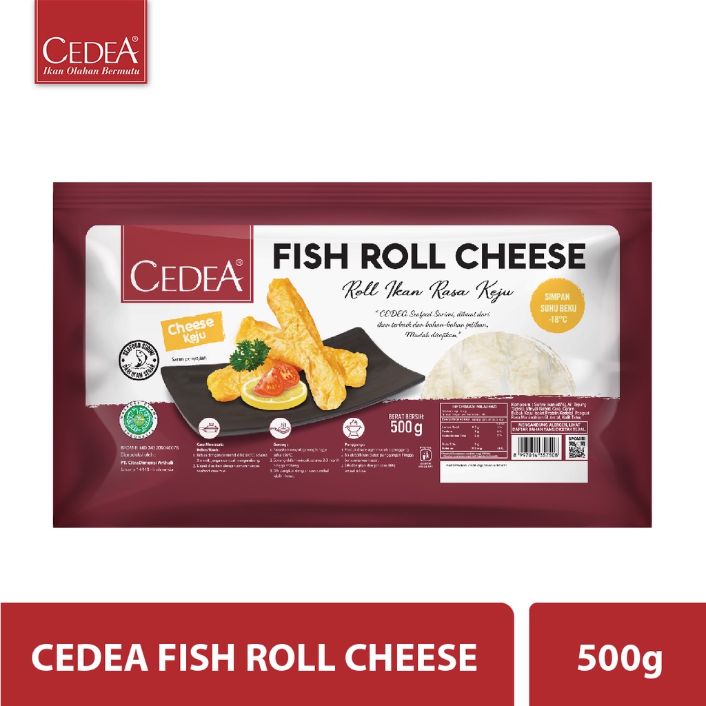 

Cedea Fish Roll Cheese/ Keju 500g