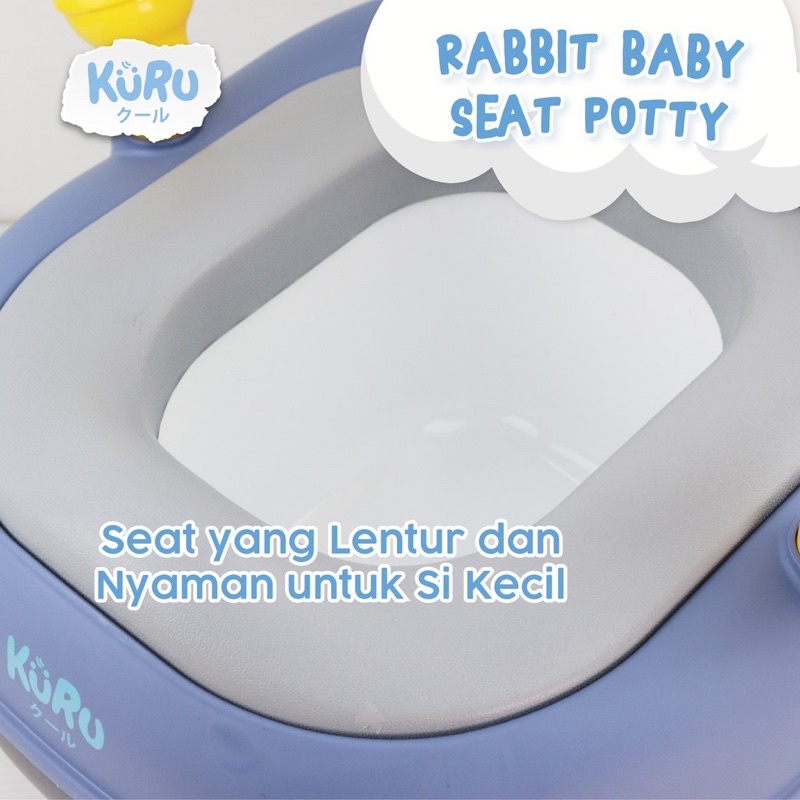 Kuru Potty Training Baby Rabbit Pispot Anak Bayi Kelinci Toilet Seat Premium Potty
