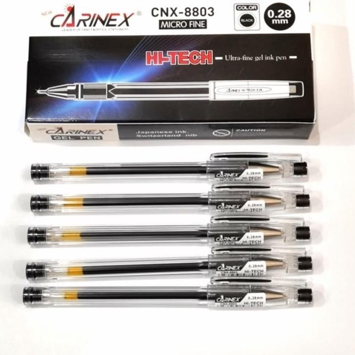

Tren Kekinian.. [1Pack] Pulpen Hi-Tech Carinex Hitam - Pulpen Hitech Hitam-Pulpen Hitec murah