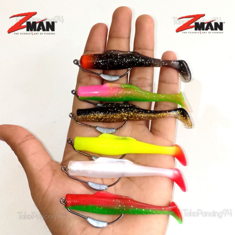 Softlure Zman Replika lengkap 8gram/8cm