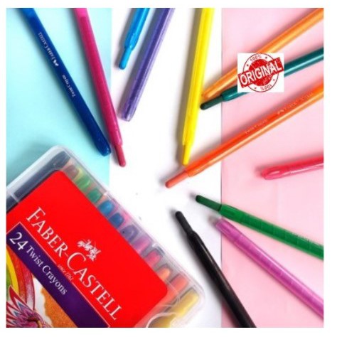 [MENGGAMBAR] - Faber Castell Twist Crayon Krayon Putar Warna Pastel