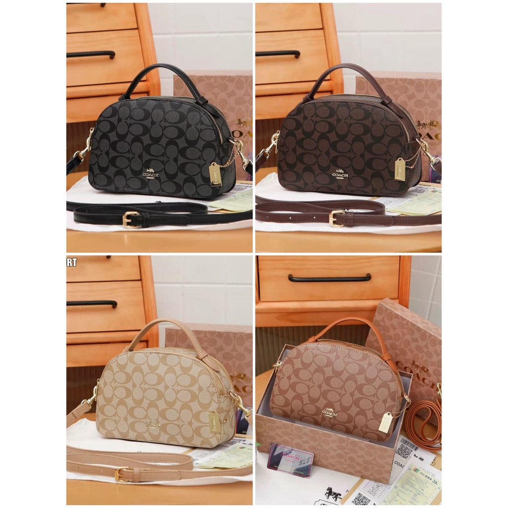 SLINGBAG COACH 323-2 WITH BOX/ TAS CO SELEMPANG WANITA IMPORT/ Tas Selempang Wanita Import