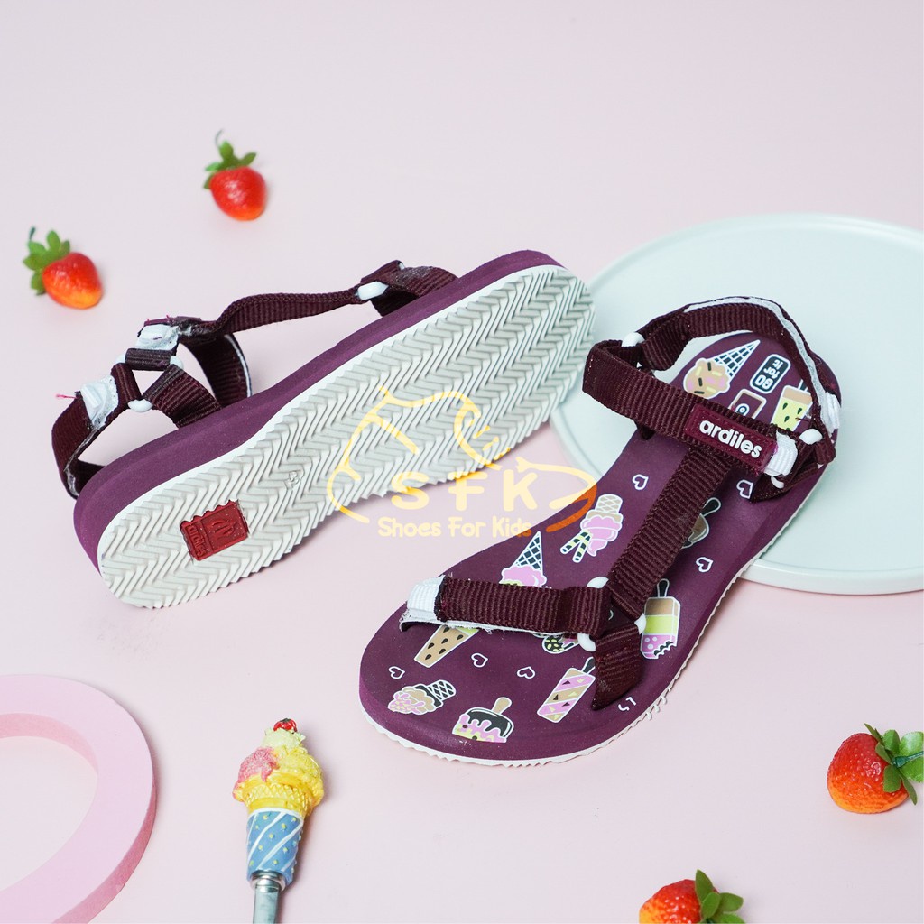 SFK SANDAL ANAK PEREMPUAN GUNUNG ARDILES FELIXIA // ARDILES NIANA-FELIXIA BURGUNDY