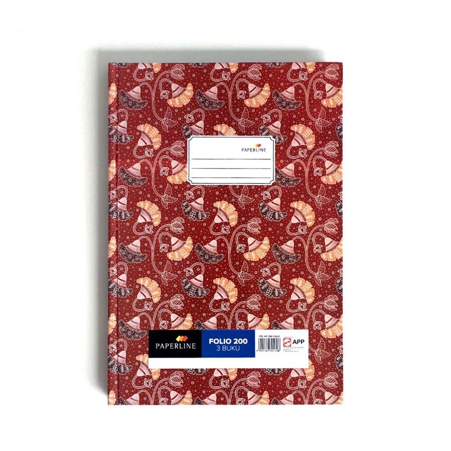 

Buku Folio 200 Lembar Paperline / Buku Hard Cover Folio PPL 200 L