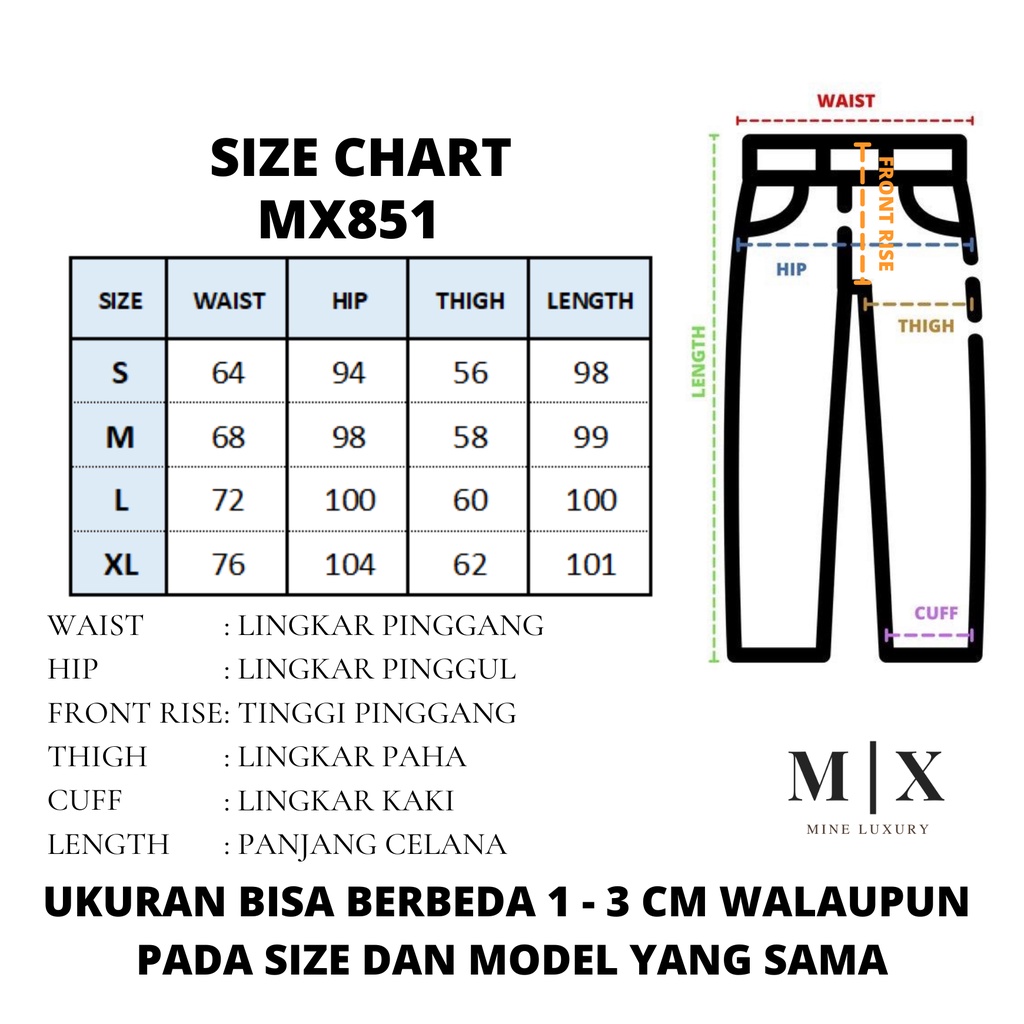 JEANS IMPORT HIGHWAIST CULLOTE KULOT FASHION DENIM CELANA WANITA PANTS MX851