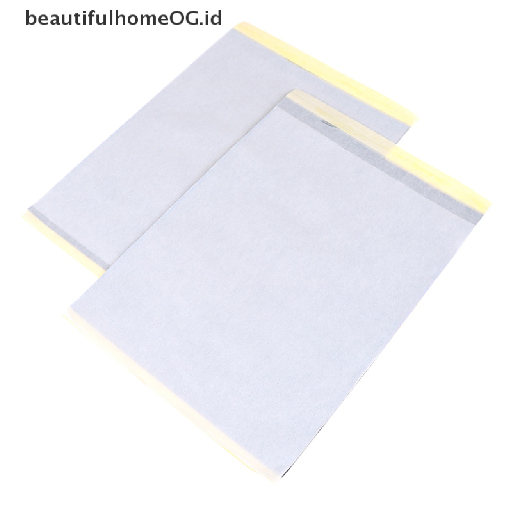 2pcs / Set Kertas Karbon Transfer Tato Ukuran A4