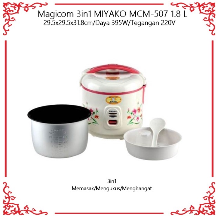 Magicom/Warmer Plus 3in1 MIYAKO MCM-507 1.8 L