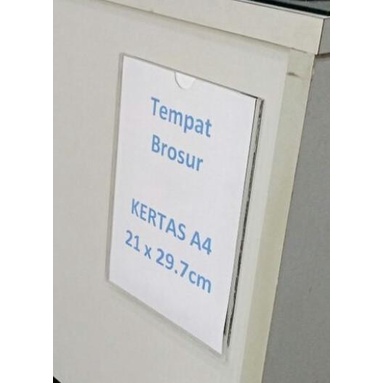 

Office & Stationery | Document Organizer | Acrylic Display Brosur A4 21X30 Cm | Best Seller