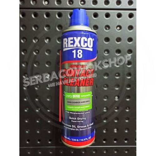 Rexco 18 Contact Cleaner Pembersih Elektrik &amp; Elektronik 500 ML Khusus Area Jawa JABODETABEK