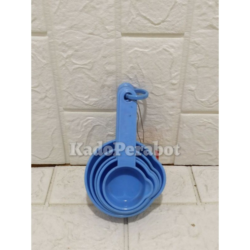 sendok takar kitchen house 5 pcs - sendok takar plastik - sendok ukur