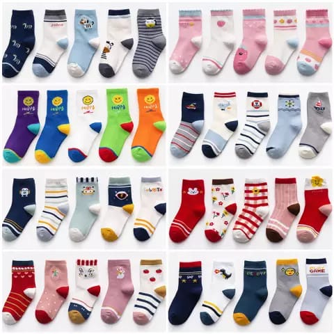 TOKO KL | KAOS KAKI BAYI MOTIF KARAKTER LUCU  LAKI LAKI PEREMPUAN / BABY SOCKS IMPORT MURAH