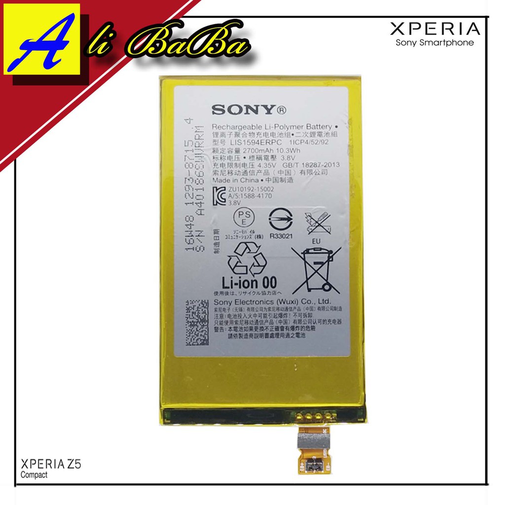 Baterai Handphone Sony Xperia Z5 Mini Z5 Compact E5803