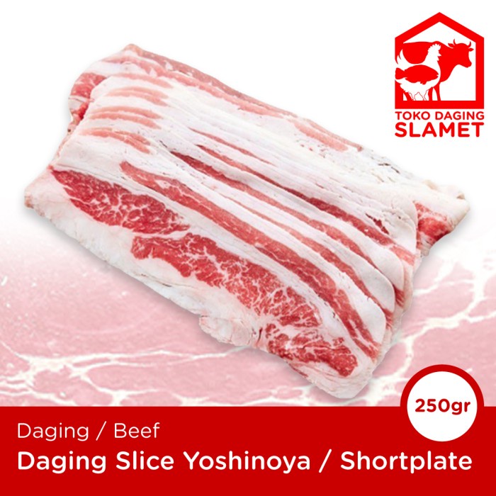 Daging Slice Yoshinoya Shortplate US 250gr | 500gr | 1kg - 250gr