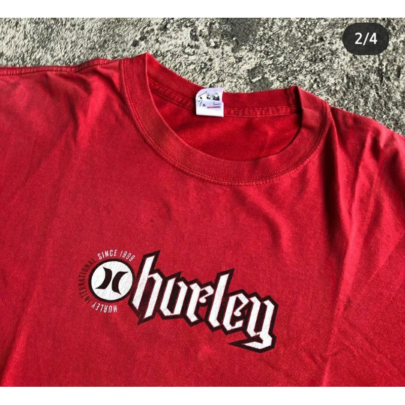 KAOS VINTAGE SECOND HURLEY KAOS UNISEX BAJU ATASAN PAKAIAN PRIA