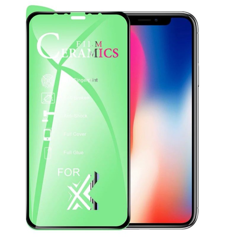 Iphone X XR XS XS MAX 11 11PRO 11PRO MAX ANTIGORES TEMPERED GLASS CERAMIC SCREEN GUARD PROTECTOR