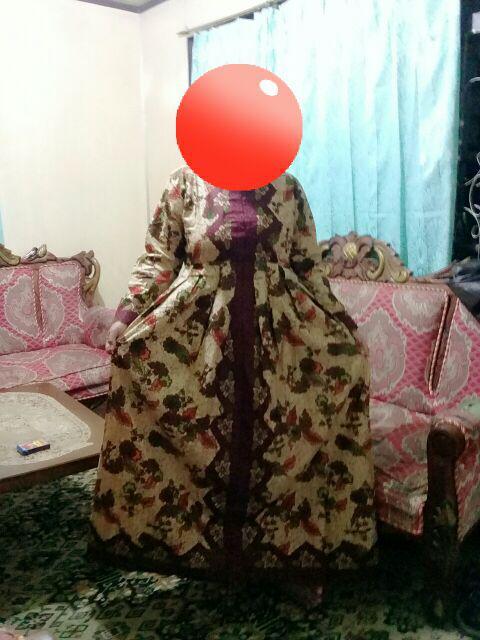 Gamis Batik Tumpal Warna Size Standar Dan Jumbo Bahan Katun Mataram Primisima