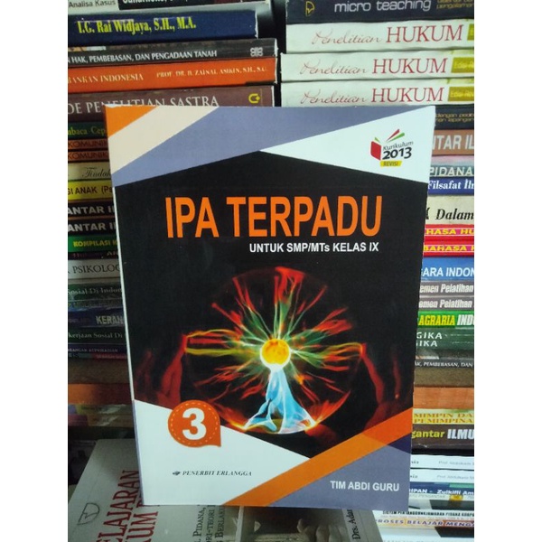 BUKU IPA TERPADU SMP/MTS KELAS 9/3 ERLANGGA