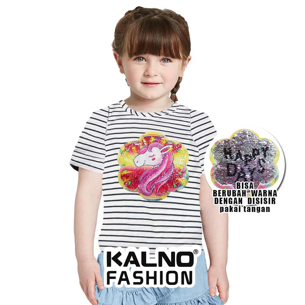 baju anak perempuan salur terusan UNICORN - Anak perempuan Umur 1 -  7 Tahun Ukuran S M L XL RANDOM