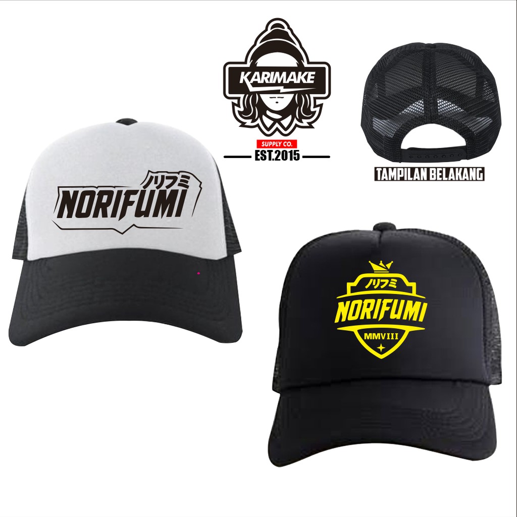Topi Trucker Norifumi Racing Muffler Topi Jaring - Karimake