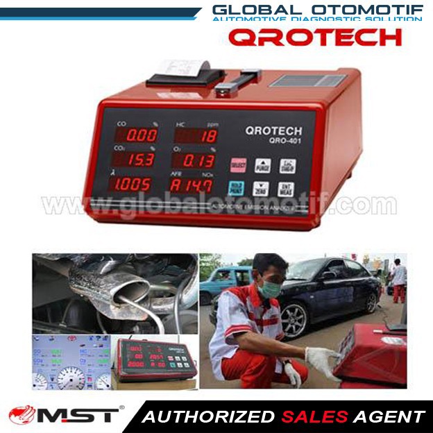 GAS ANALYZER QROTECH QRO 401 / SUKYOUNG 401 / Alat Uji Emisi Bensin