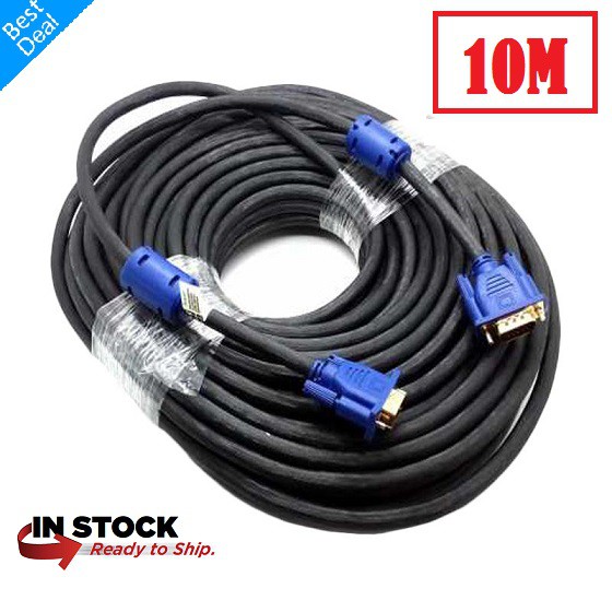 KABEL VGA 10 M GOLD PLATE High Speed 10M High Quality 10 meter