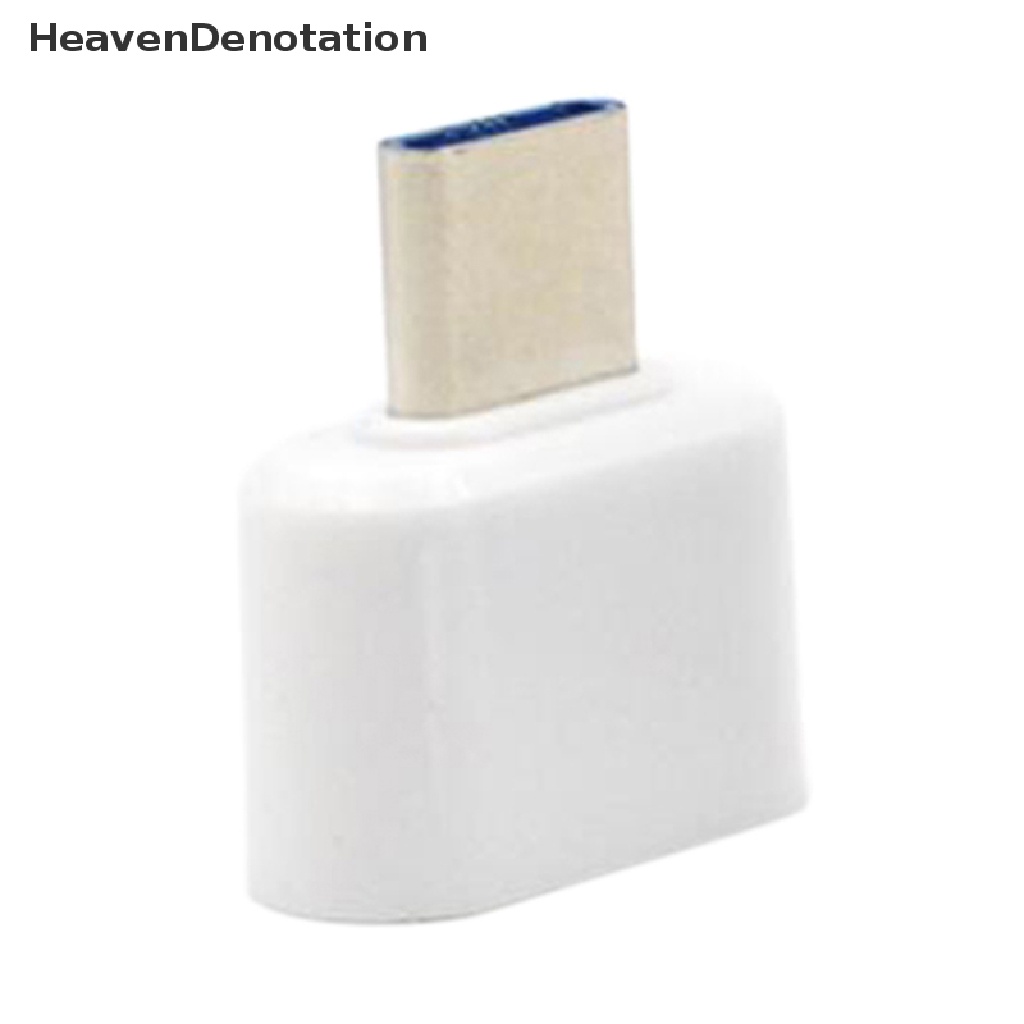 [HeavenDenotation] 2pcs USB Type C Male To USB 2.0 Female OTG Converter Data Adapter For Phone