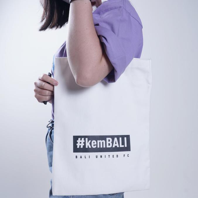 Jual Bali United Kembali Tote Bag - Putih Indonesia|Shopee Indonesia